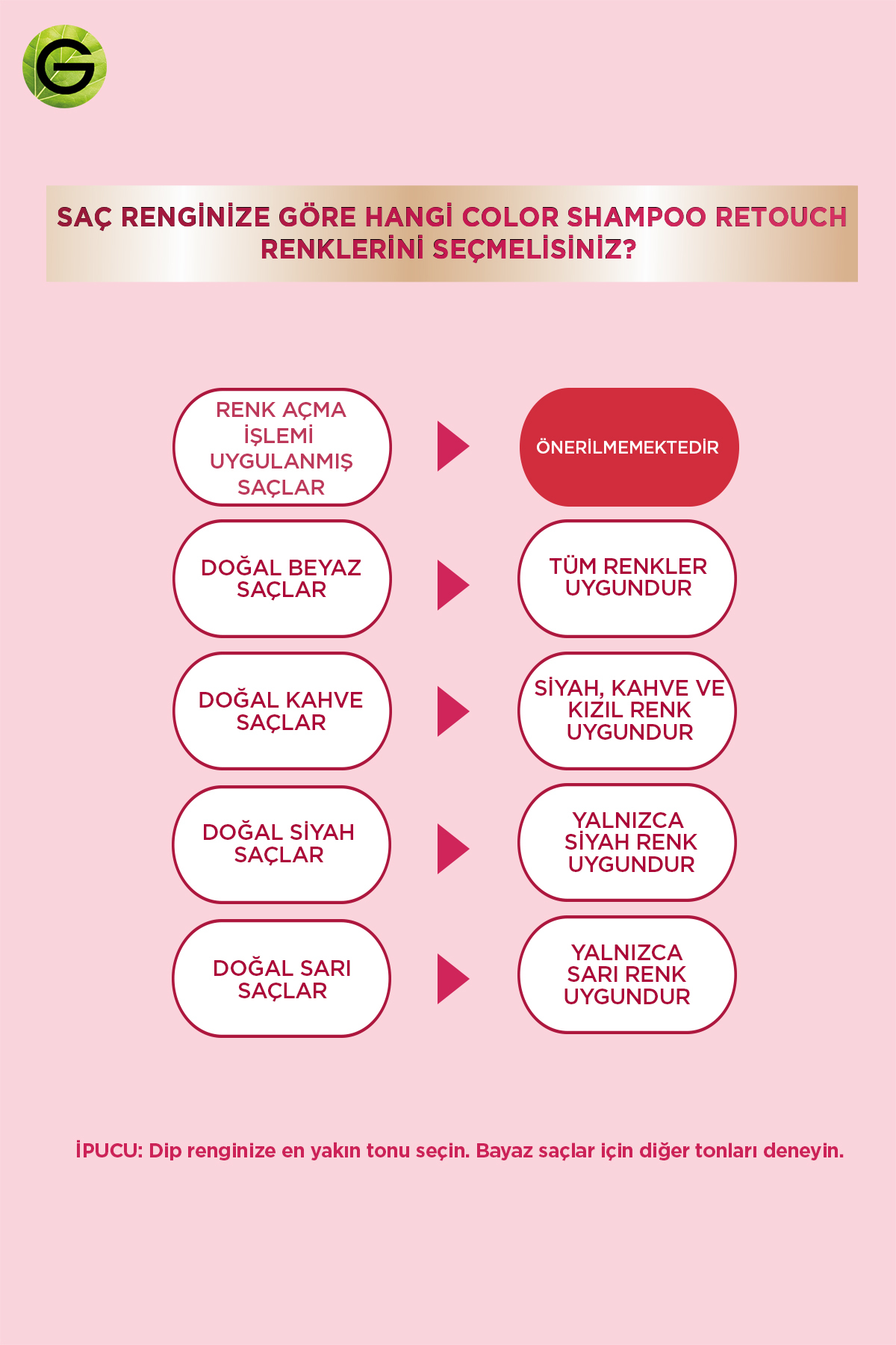 Garnier Color Shampoo Retouch Şampuan Kolaylığında Dip Boyası, Kahve 4.0-