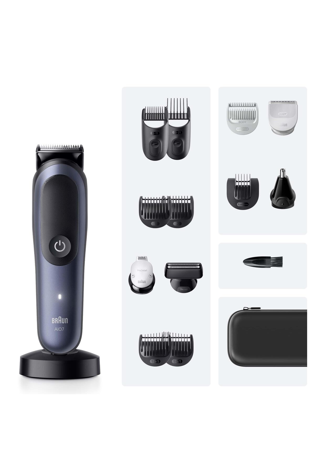 Braun Hepsi Bir Arada Series 7, 15'i 1 arada Tıraş Kiti, ProBlade, AutoSense, AIO7580-