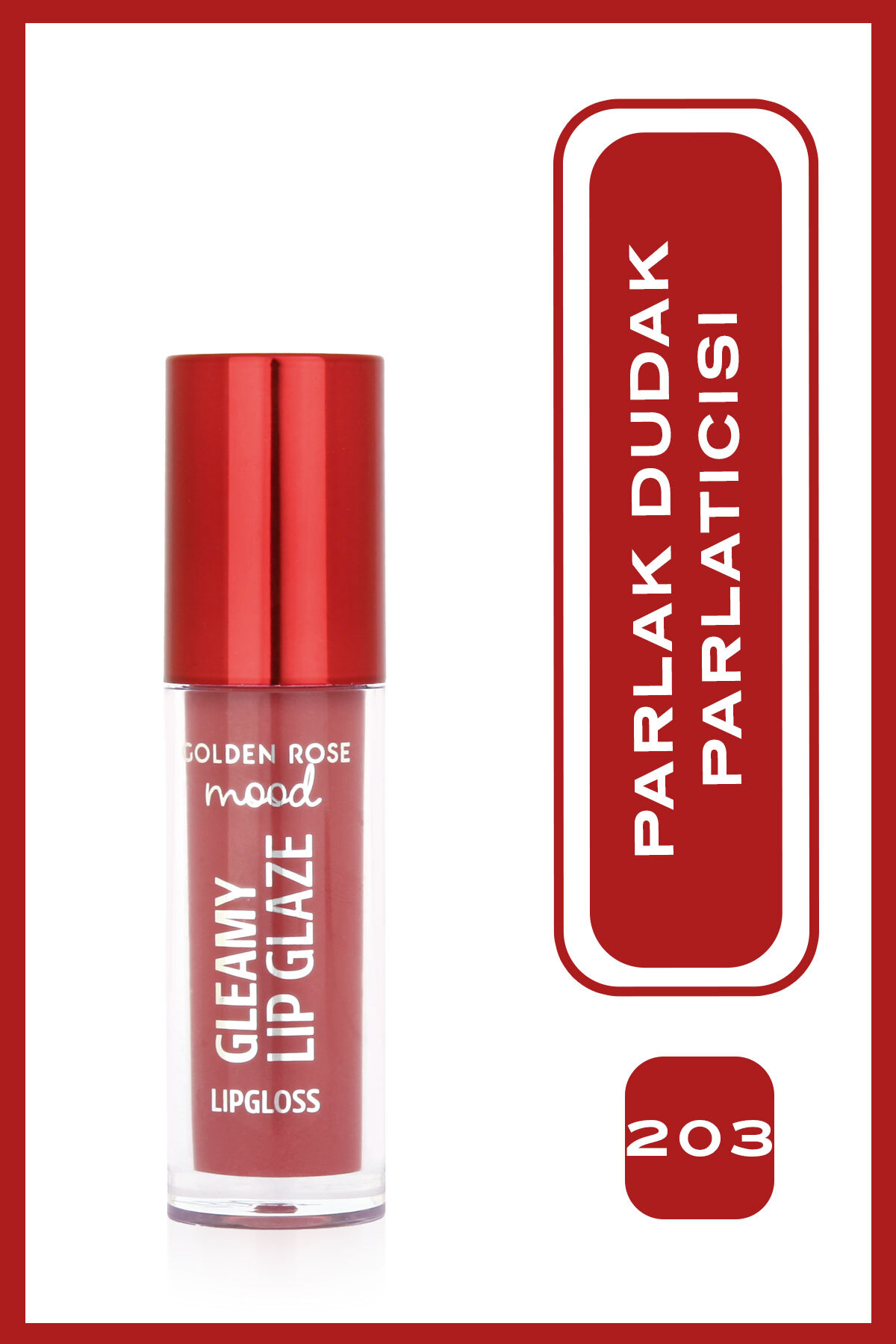 Golden Rose Mood Gleamy Lip Glaze Dudak Parlatıcısı No:203 Rose Chic-