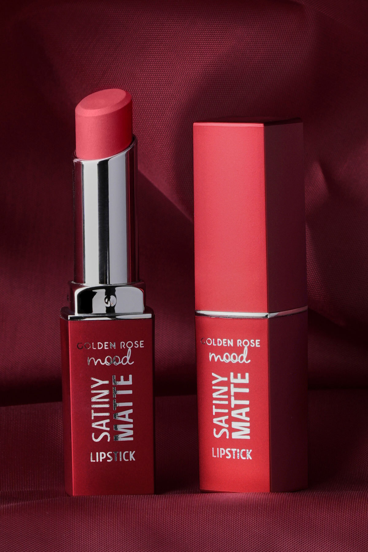 Golden Rose Mood Satiny Mat Ruj No:07 Berry Rouge-