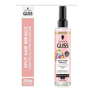 Gliss Split Hair Miracle Kırık Uçları Mühürleyen Sıvı Saç Bakım Kremi 200 ml-