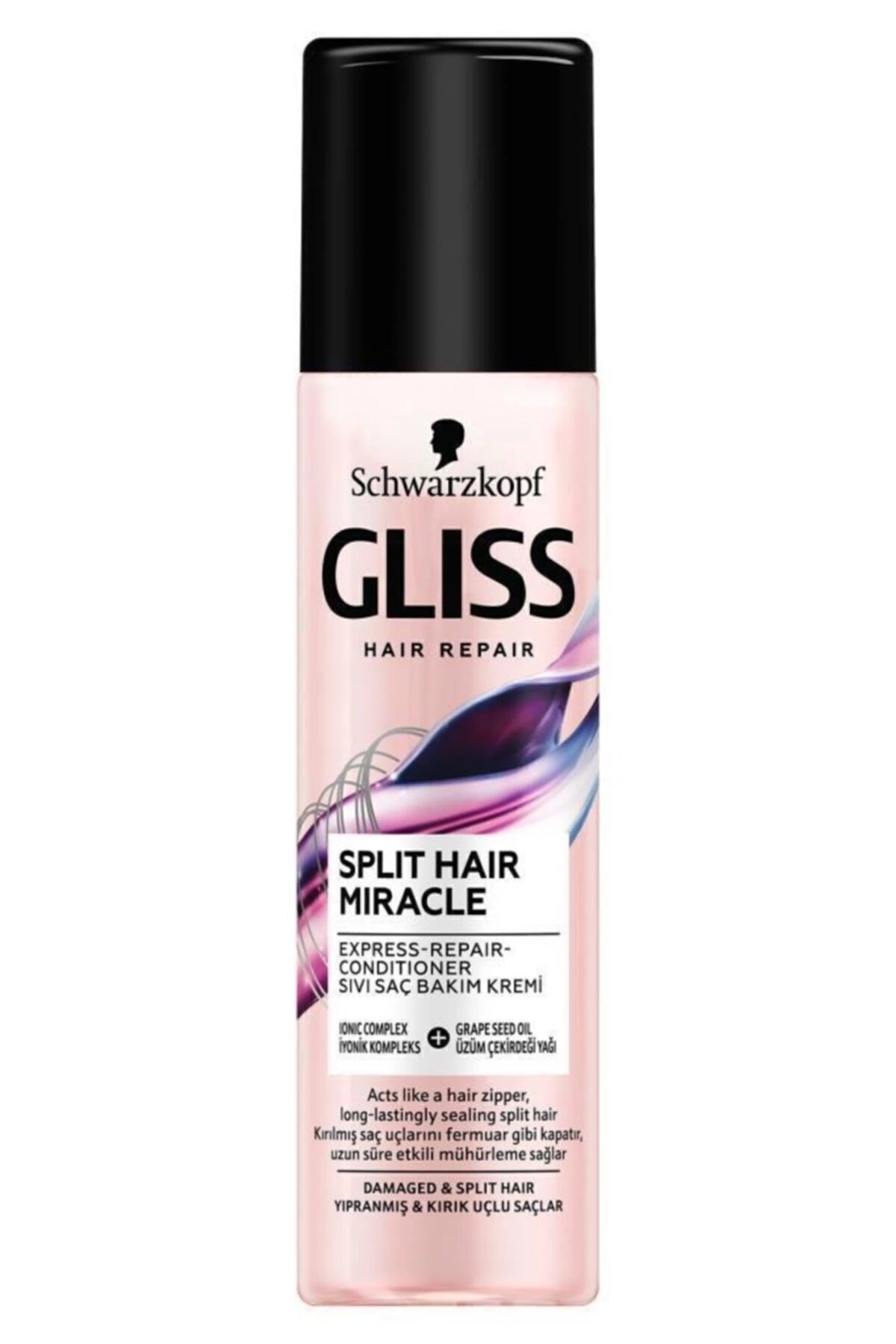 Gliss Split Hair Miracle Kırık Uçları Mühürleyen Sıvı Saç Bakım Kremi 200 ml-